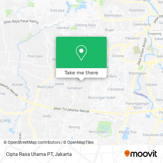 Cipta Rasa Utama PT map