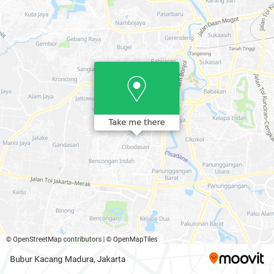 Bubur Kacang Madura map