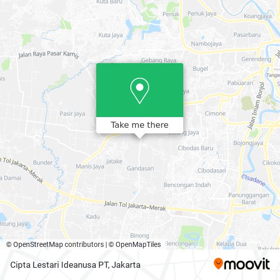 Cipta Lestari Ideanusa PT map