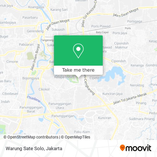 Warung Sate Solo map