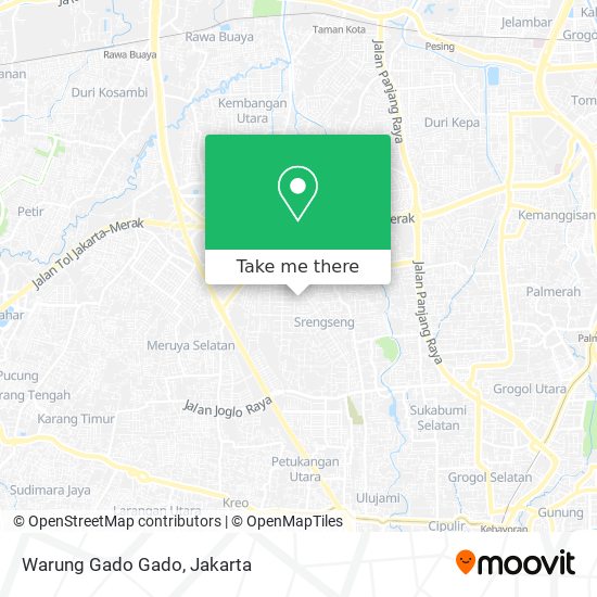 Warung Gado Gado map