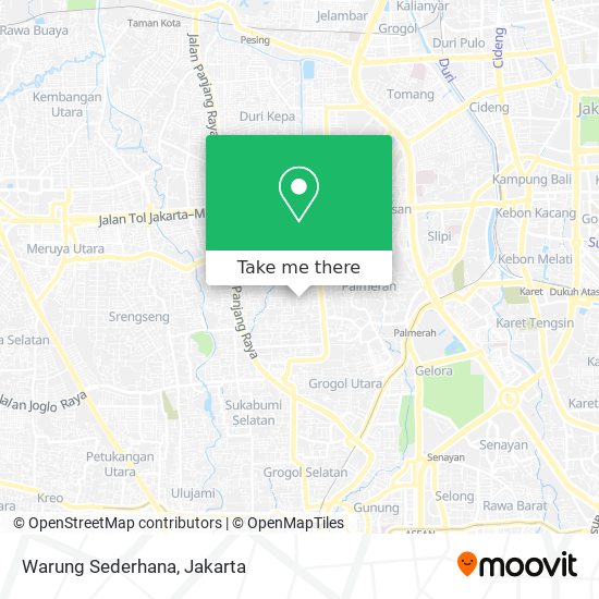 Warung Sederhana map