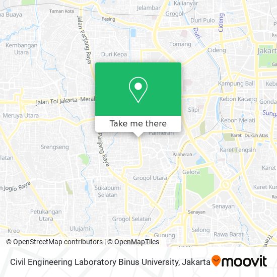 Civil Engineering Laboratory Binus University map