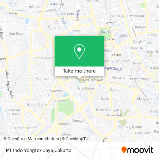 PT Indo Yongtex Jaya map