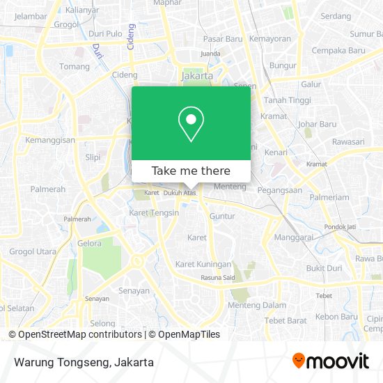 Warung Tongseng map