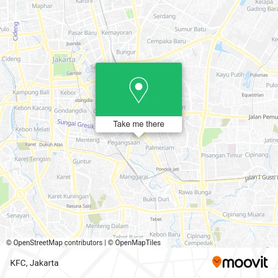 KFC map