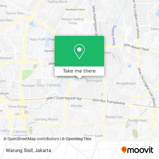 Warung Sisil map