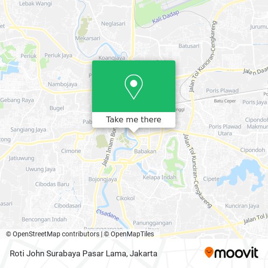 Roti John Surabaya Pasar Lama map