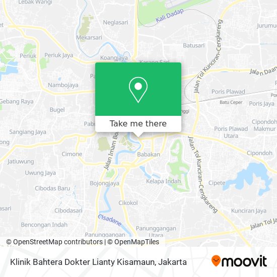 Klinik Bahtera Dokter Lianty Kisamaun map