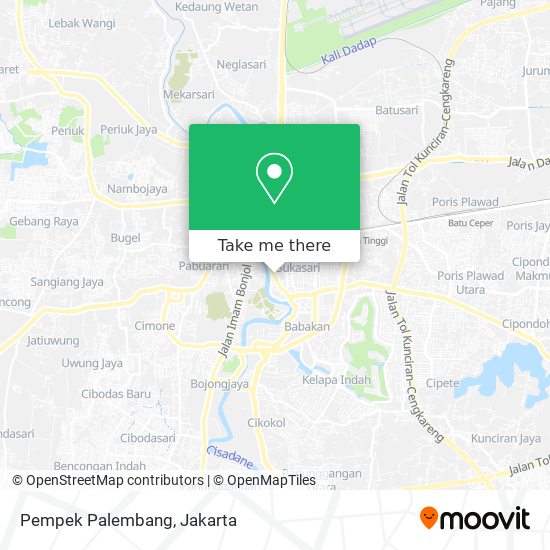 Pempek Palembang map