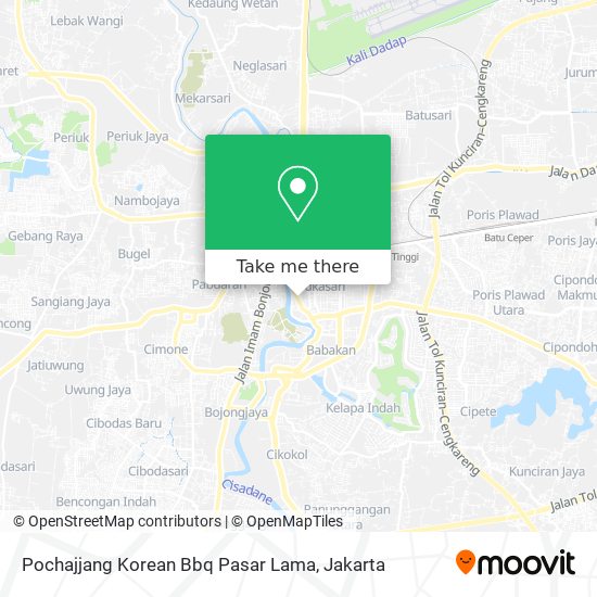 Pochajjang Korean Bbq Pasar Lama map