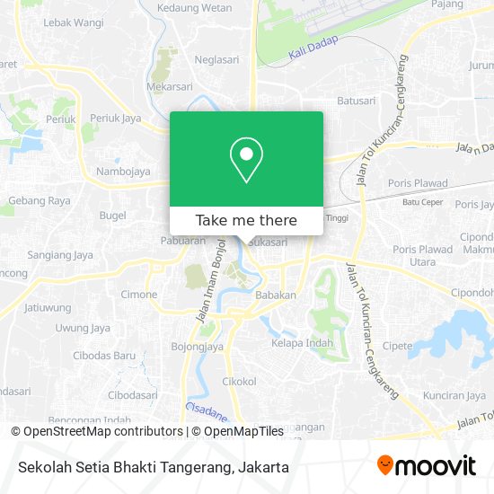 Sekolah Setia Bhakti Tangerang map