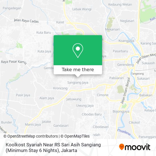 Koolkost Syariah Near RS Sari Asih Sangiang (Minimum Stay 6 Nights) map