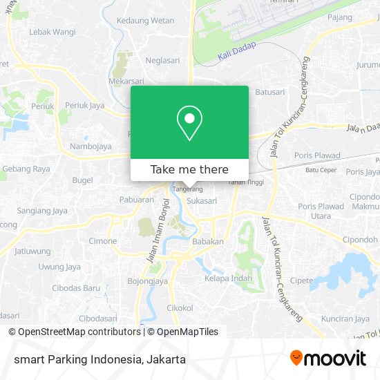 smart Parking Indonesia map
