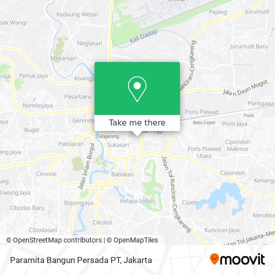 Paramita Bangun Persada PT map