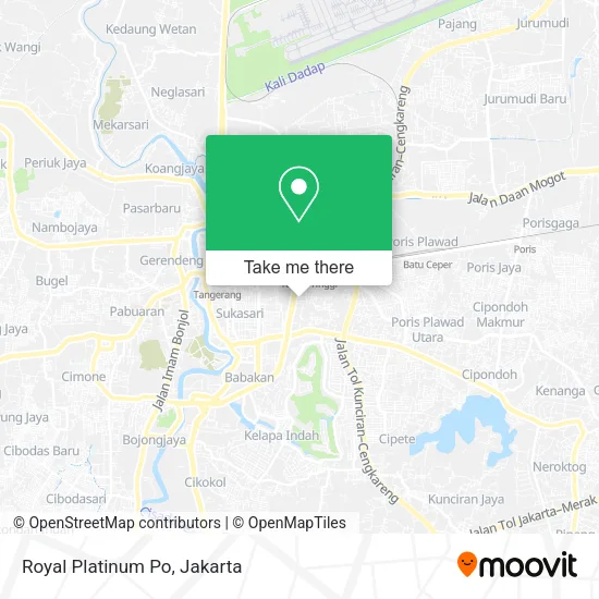 Royal Platinum Po map