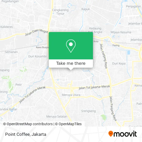 Point Coffee map