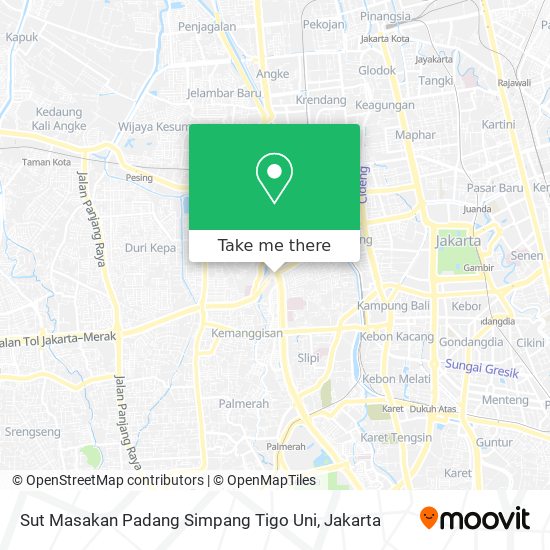 Sut Masakan Padang Simpang Tigo Uni map