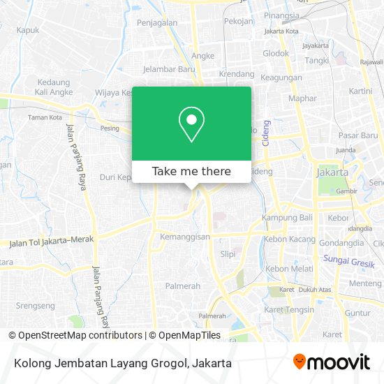 Kolong Jembatan Layang Grogol map