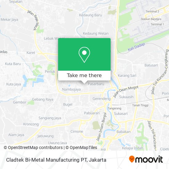 Cladtek Bi-Metal Manufacturing PT map