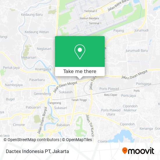 Dactex Indonesia PT map