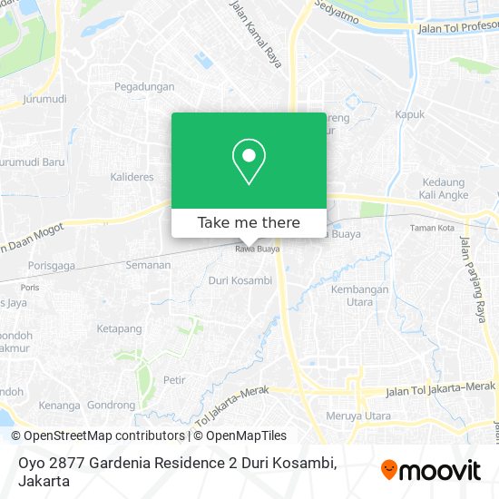 Oyo 2877 Gardenia Residence 2 Duri Kosambi map