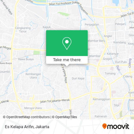 Es Kelapa Arifin map