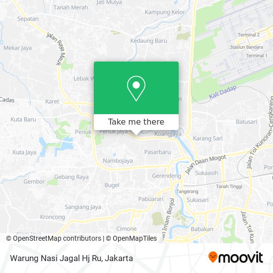 Warung Nasi Jagal Hj Ru map