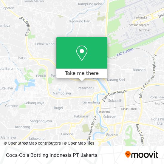 Coca-Cola Bottling Indonesia PT map