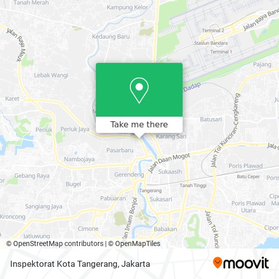 Inspektorat Kota Tangerang map