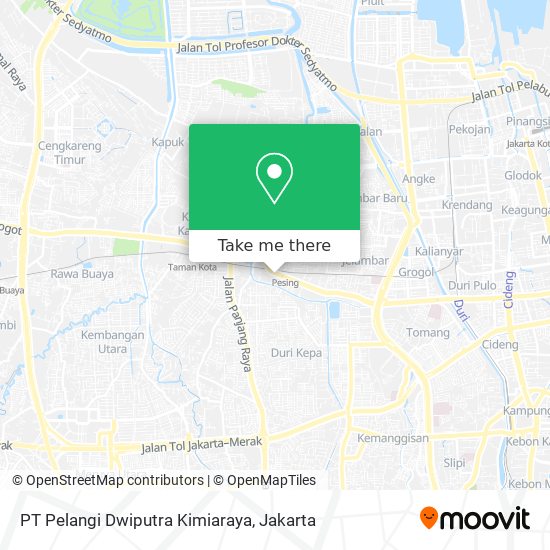 PT Pelangi Dwiputra Kimiaraya map