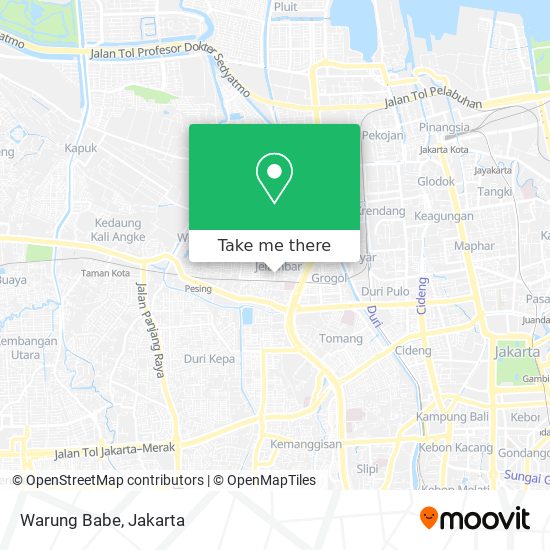 Warung Babe map