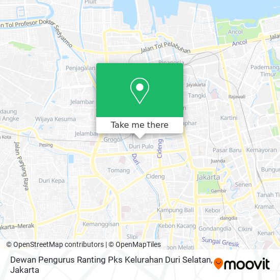 Dewan Pengurus Ranting Pks Kelurahan Duri Selatan map