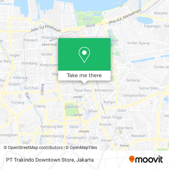 PT Trakindo Downtown Store map