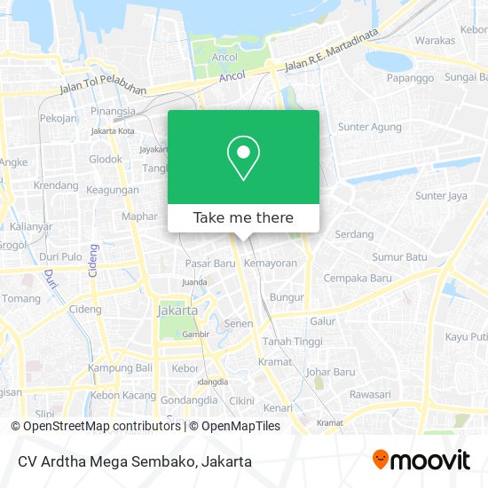 CV Ardtha Mega Sembako map