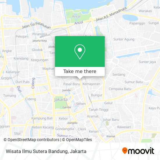 Wisata Ilmu Sutera Bandung map