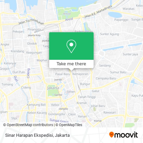 Sinar Harapan Ekspedisi map