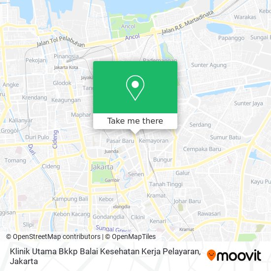 Klinik Utama Bkkp Balai Kesehatan Kerja Pelayaran map