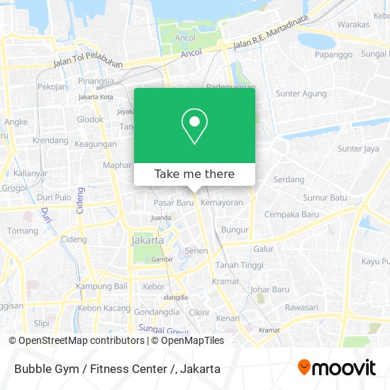 Bubble Gym / Fitness Center / map