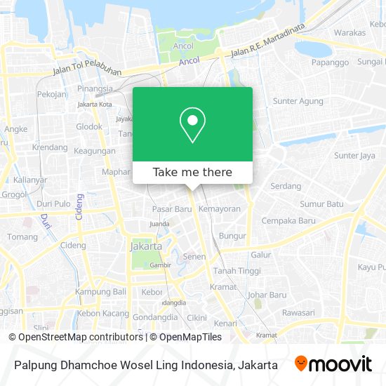 Palpung Dhamchoe Wosel Ling Indonesia map