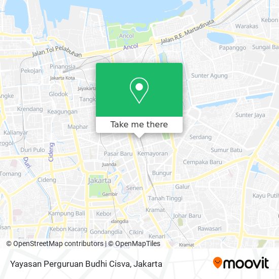 Yayasan Perguruan Budhi Cisva map