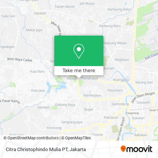 Citra Christophindo Mulia PT map