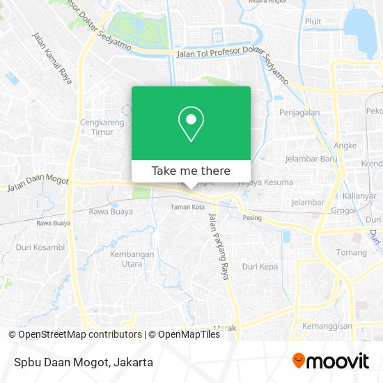 Spbu Daan Mogot map