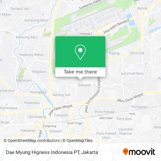 Dae Myung Higness Indonesia PT map