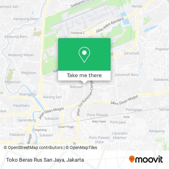 Toko Beras Rus San Jaya map