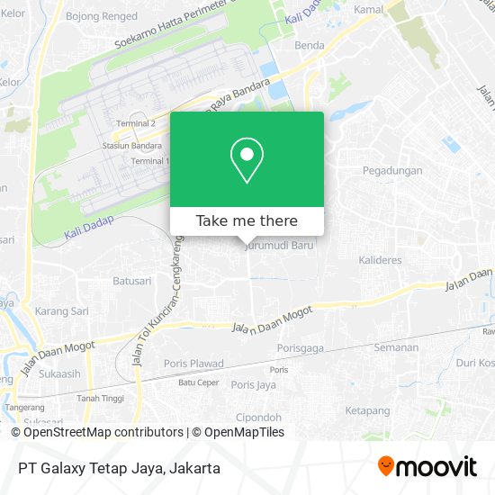 PT Galaxy Tetap Jaya map