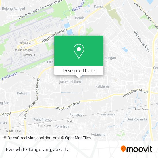 Everwhite Tangerang map