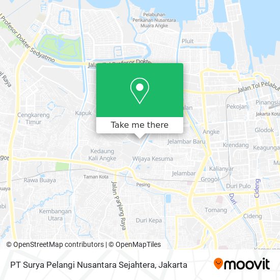 PT Surya Pelangi Nusantara Sejahtera map