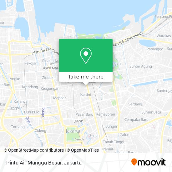 Pintu Air Mangga Besar map