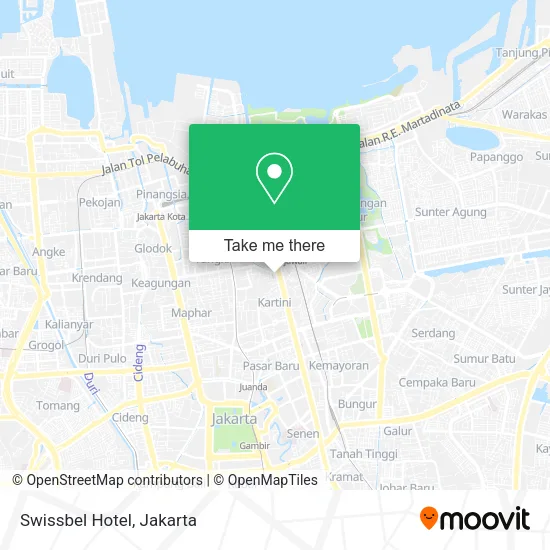 Swissbel Hotel map